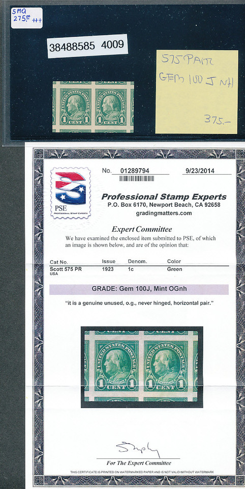 UNITED STATES – EARLY 20th CENTURY PERFECTION – 426640