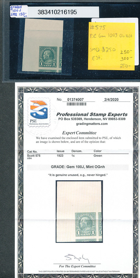 UNITED STATES – EARLY 20th CENTURY PERFECTION – 426640