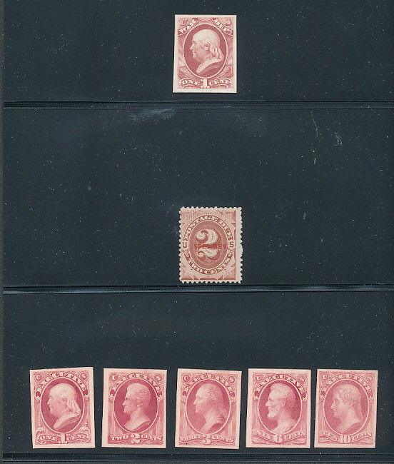 UNITED STATES – HIGH QUALITY SPECIALIST SELECTION: PROOFS, ESSAYS, AND SPECIMEN OVERPRINTS – 426634