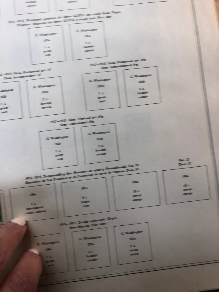 United States stamp collection vintage Dutch album turn of 20th century to 1960s mint and used