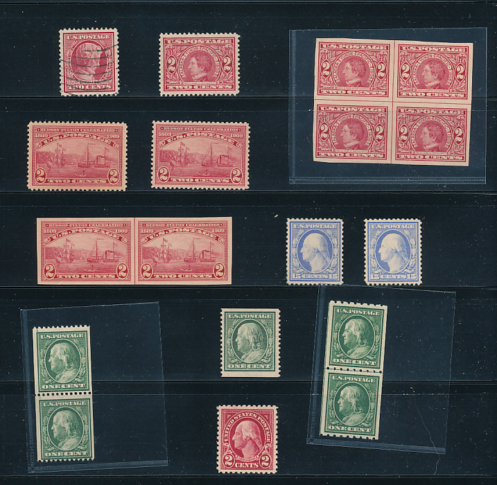 UNITED STATES – HIGH-GRADE EARLY 20th CENTURY SELECTION W/CERTIFICATES – 426592