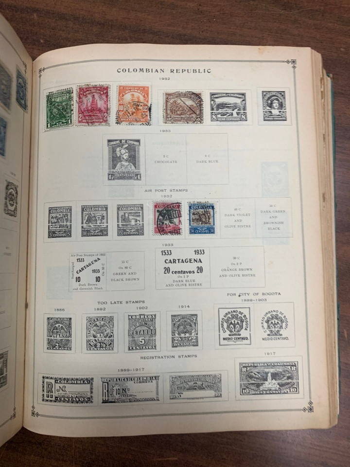 VINTAGE SCOTT INTERNATIONAL POSTAGE STAMP ALBUM JUNIOR EDITION – 426607
