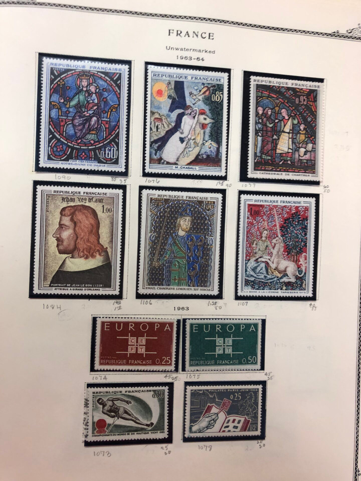 FRANCE – LOVELY COLLECTION IN BROWN SCOTT ALBUM – 426621