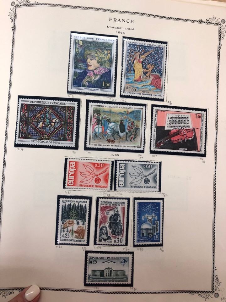 FRANCE – LOVELY COLLECTION IN BROWN SCOTT ALBUM – 426621