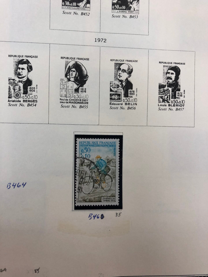 FRANCE – LOVELY COLLECTION IN BROWN SCOTT ALBUM – 426621