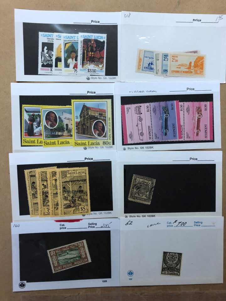 INTERNATIONAL SELECTION – LOVELY DIVERSE GROUPING OF THOUSANDS ON COUNTER STOCK CARDS – 425420