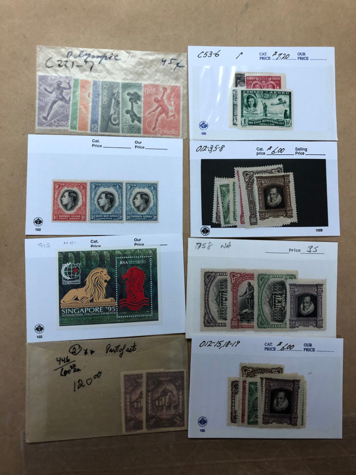 INTERNATIONAL SELECTION – LOVELY DIVERSE GROUPING OF THOUSANDS ON COUNTER STOCK CARDS – 425420