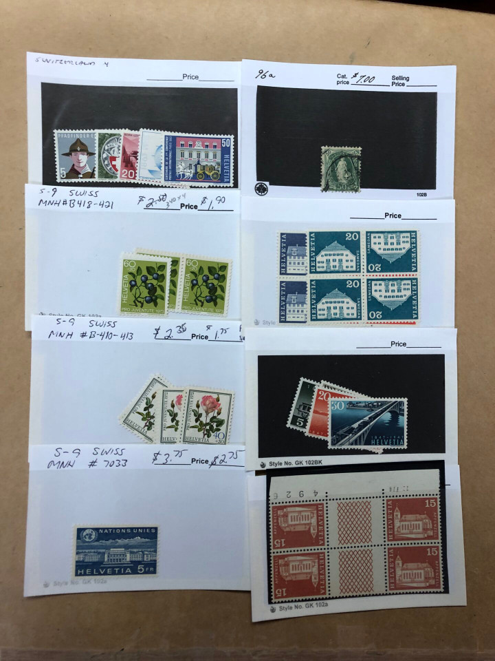 INTERNATIONAL SELECTION – LOVELY DIVERSE GROUPING OF THOUSANDS ON COUNTER STOCK CARDS – 425420