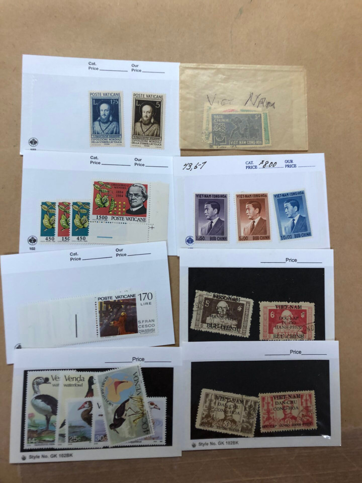 INTERNATIONAL SELECTION – LOVELY DIVERSE GROUPING OF THOUSANDS ON COUNTER STOCK CARDS – 425420