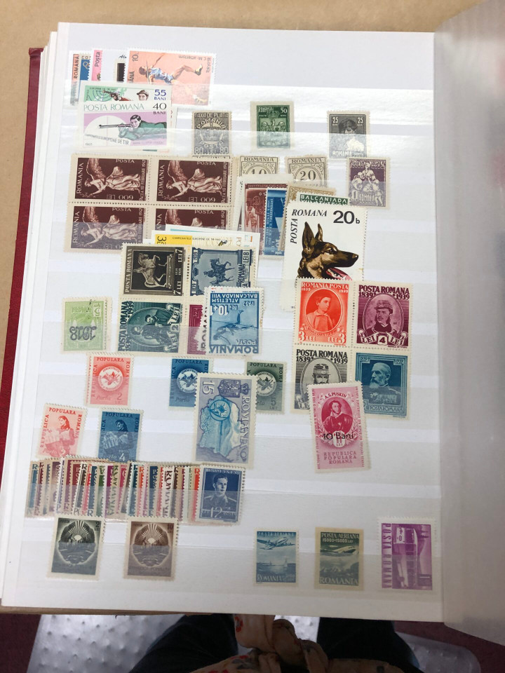 Mint Never Hinged International Stamp Selection 5,000 Different, Six Countries, 1930s to 2000s