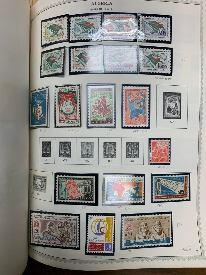 INTERNATIONAL COLLECTION – ALGERIA TO HUNGARY IN TWO MASSIVE VOLUMES – 426500