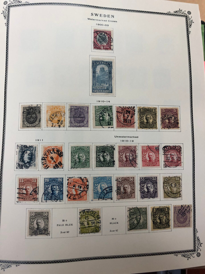 SWEDEN – 1855-2000 – 426468