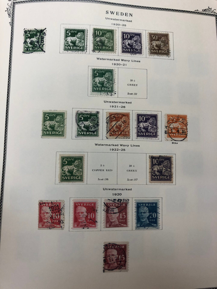 SWEDEN – 1855-2000 – 426468