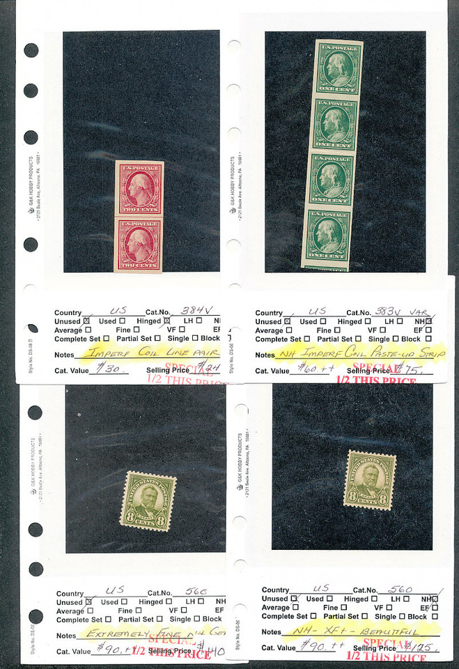 MINT PREMIUM HIGH QUALITY WASHINGTON FRANKLINS -  425323