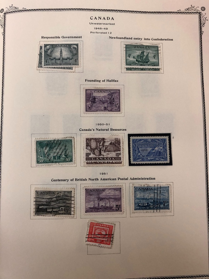 CANADA – 1852-2001 IN PAIR OF SCOTT SPECIALTY ALBUMS – 425256