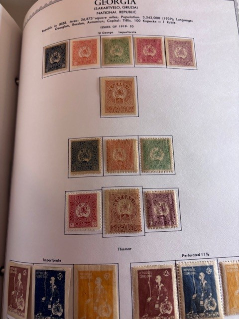 RUSSIA – Expansive Collection, Two Minkus Albums 1858-1991, ~5,000 Different, Imperial to Soviet Collapse – 424946