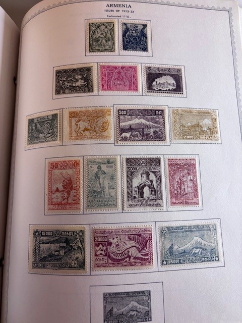 RUSSIA – Expansive Collection, Two Minkus Albums 1858-1991, ~5,000 Different, Imperial to Soviet Collapse – 424946