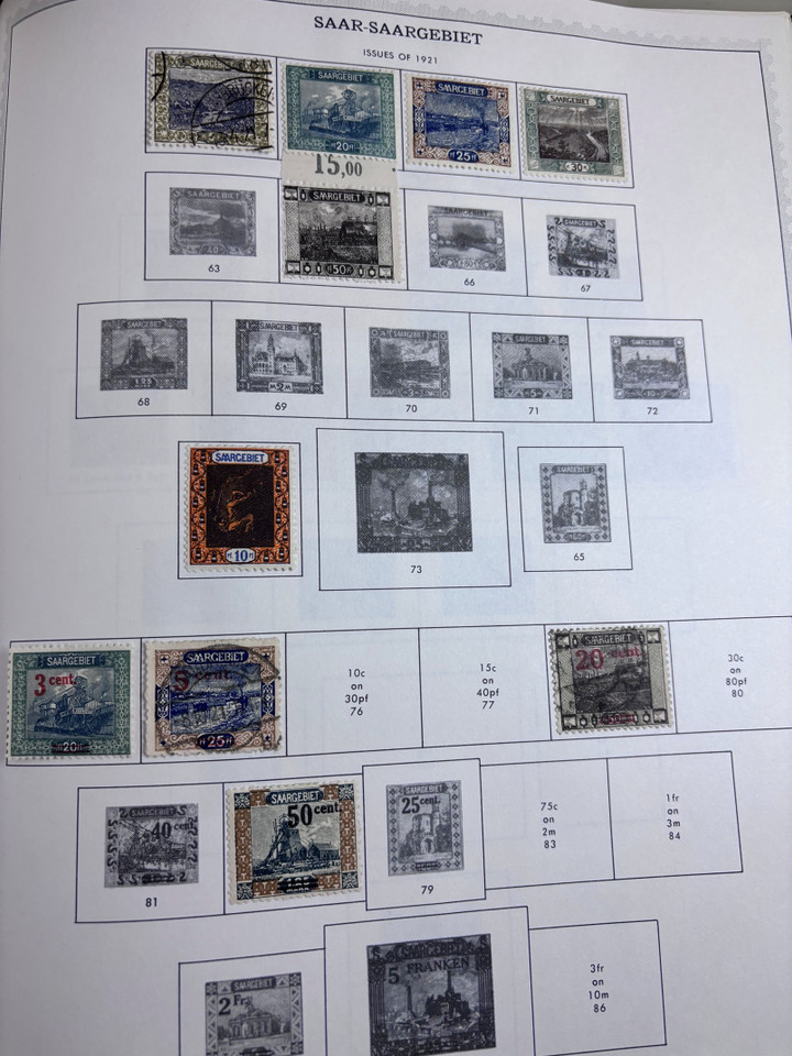 GERMANY & AREA – Pair of Minkus Albums, Few Thousand Different, States to Reunification, German Area Included – 424896