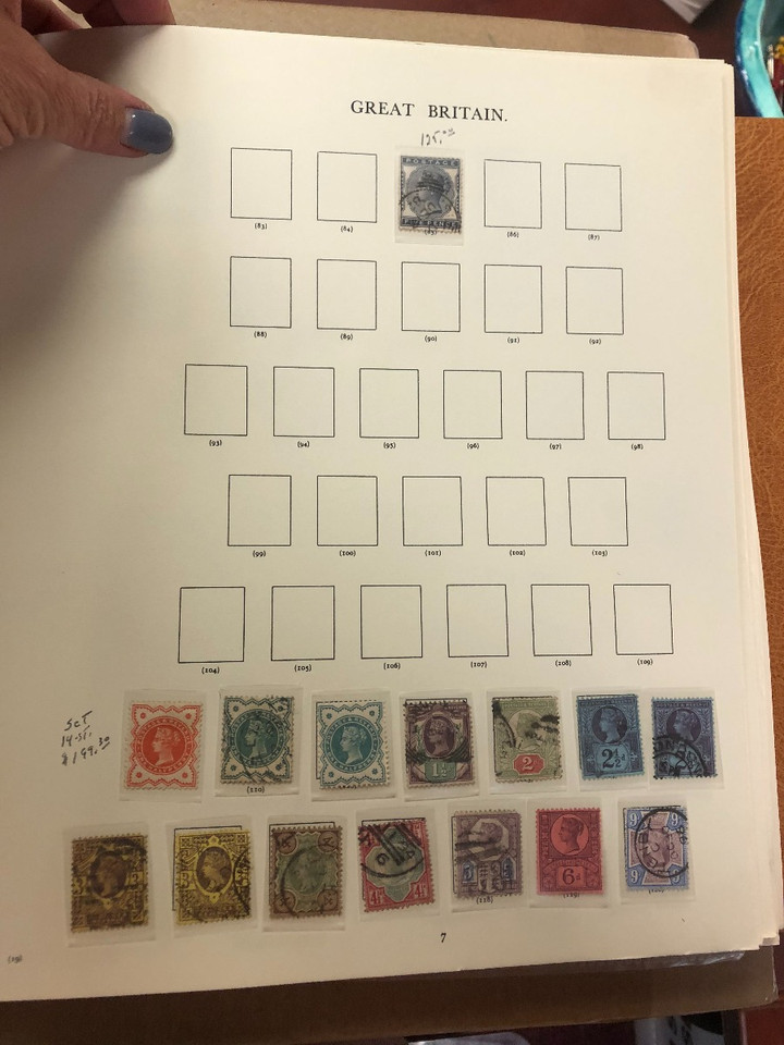 GREAT BRITAIN – CLASSICS IN A WINDSOR SOVEREIGN ALBUM – 424359