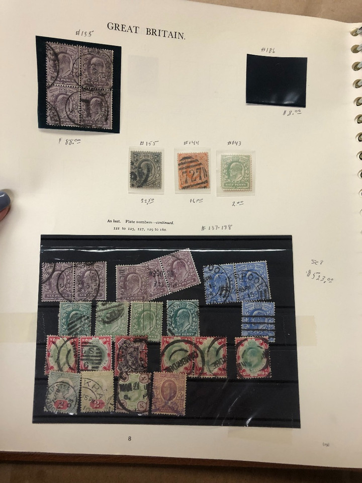 GREAT BRITAIN – CLASSICS IN A WINDSOR SOVEREIGN ALBUM – 424359