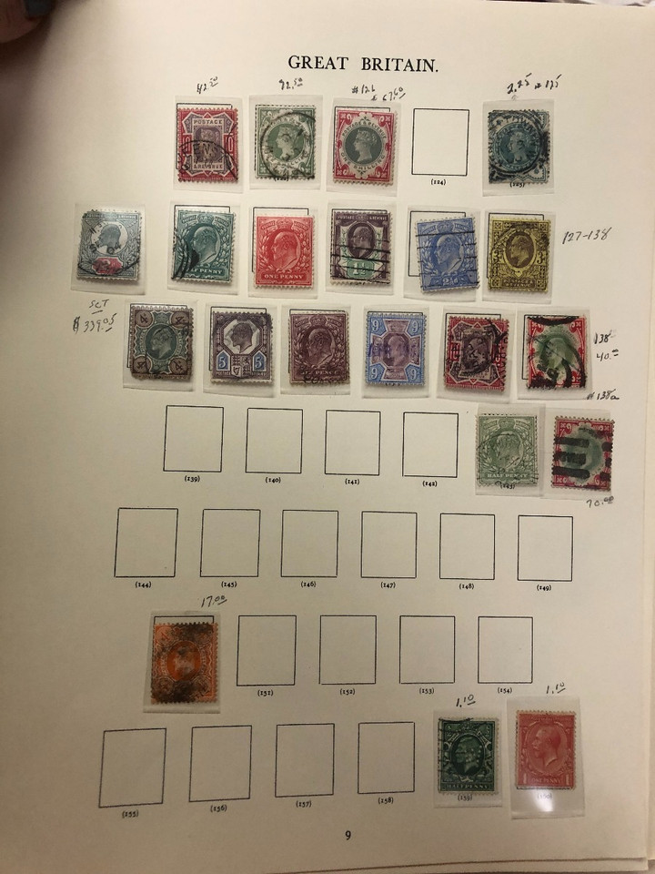 GREAT BRITAIN – CLASSICS IN A WINDSOR SOVEREIGN ALBUM – 424359