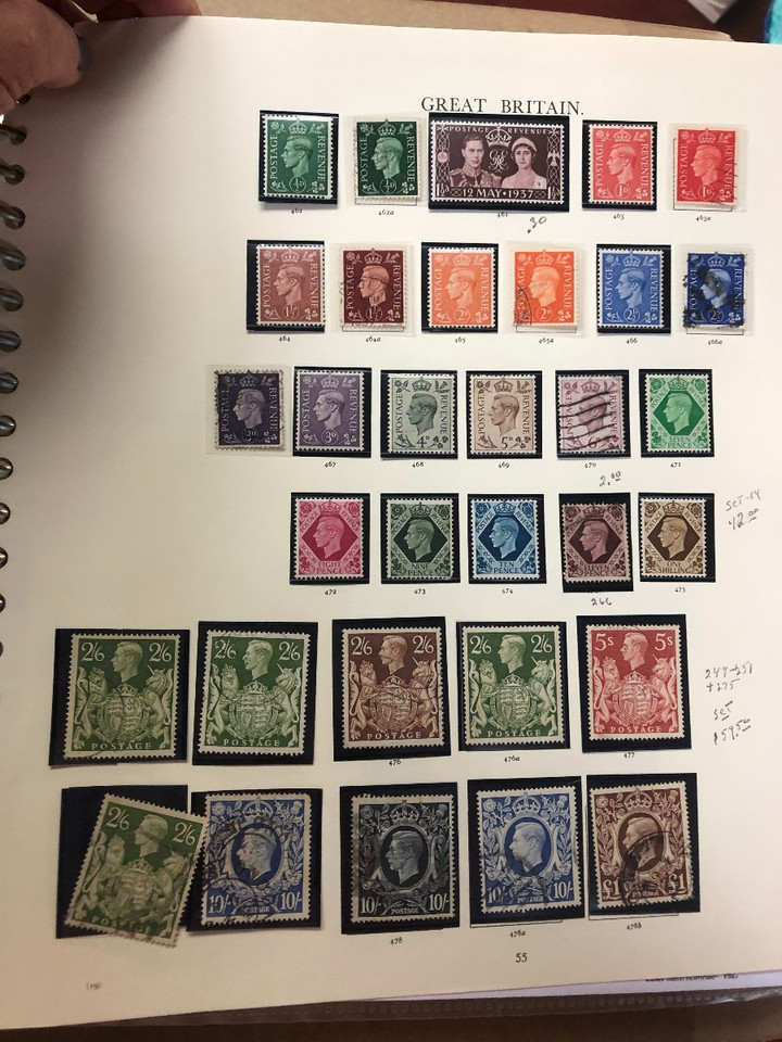 GREAT BRITAIN – CLASSICS IN A WINDSOR SOVEREIGN ALBUM – 424359