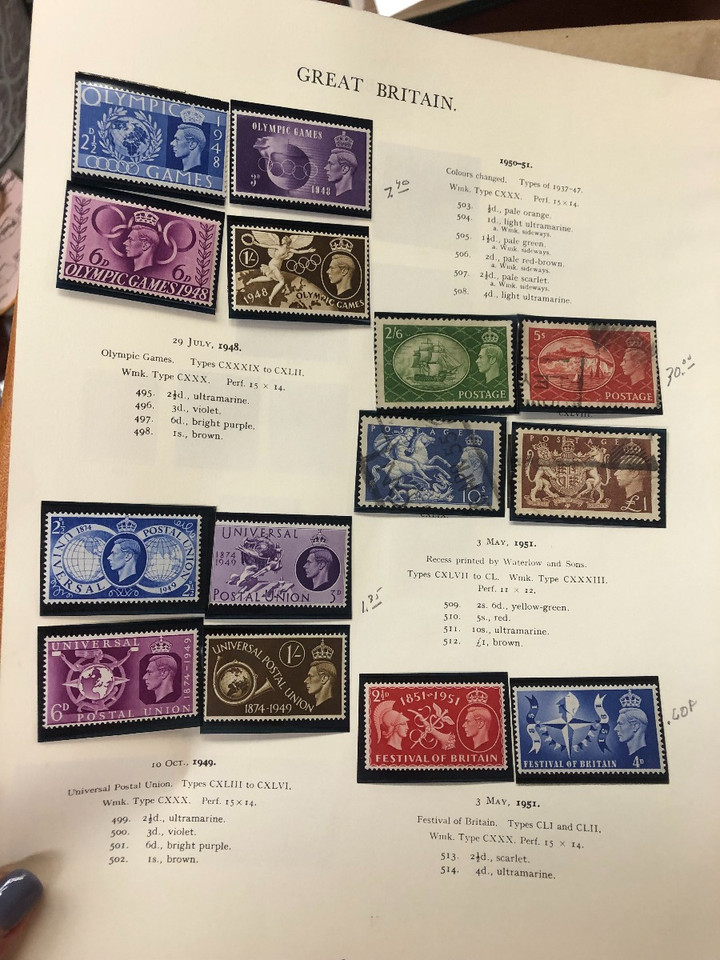 GREAT BRITAIN – CLASSICS IN A WINDSOR SOVEREIGN ALBUM – 424359