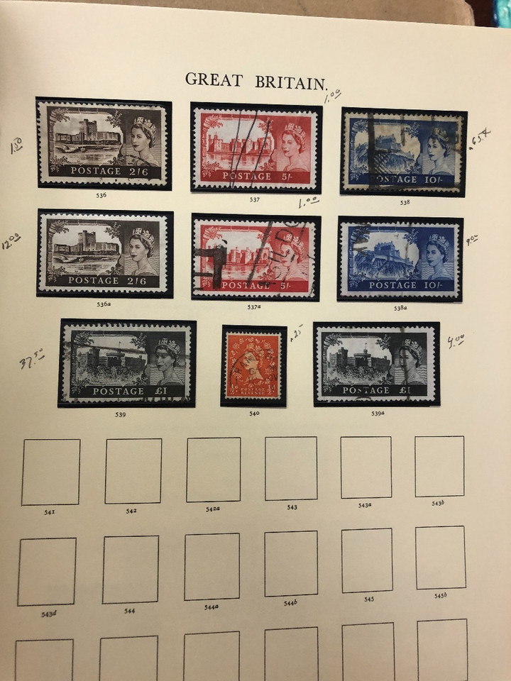 GREAT BRITAIN – CLASSICS IN A WINDSOR SOVEREIGN ALBUM – 424359