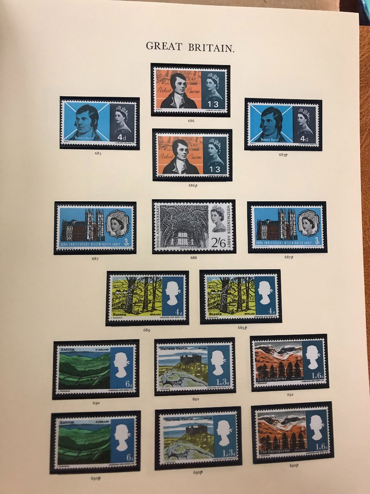 GREAT BRITAIN – CLASSICS IN A WINDSOR SOVEREIGN ALBUM – 424359