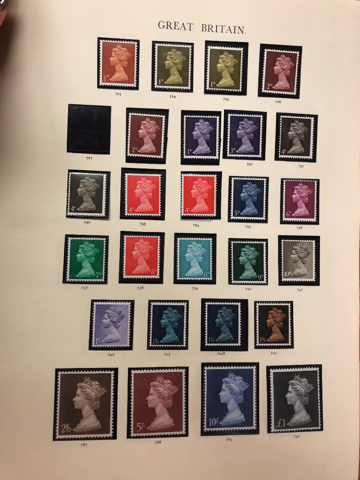 GREAT BRITAIN – CLASSICS IN A WINDSOR SOVEREIGN ALBUM – 424359