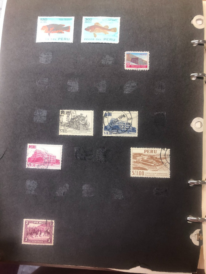 Peru Stamps Roughly 1,000 Different, 19th Century to Late 20th Century, Mint and Used