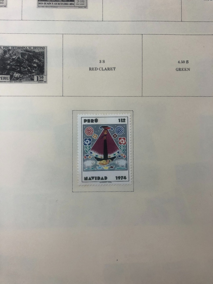 Peru Stamps Roughly 1,000 Different, 19th Century to Late 20th Century, Mint and Used