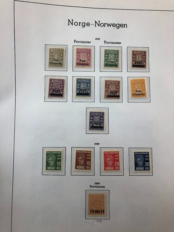 NORWAY – MID-19th CENTURY TO 1960s - 424069