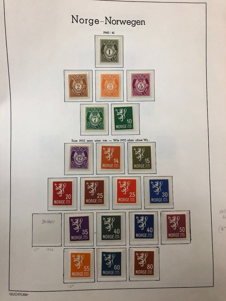 NORWAY – MID-19th CENTURY TO 1960s - 424069