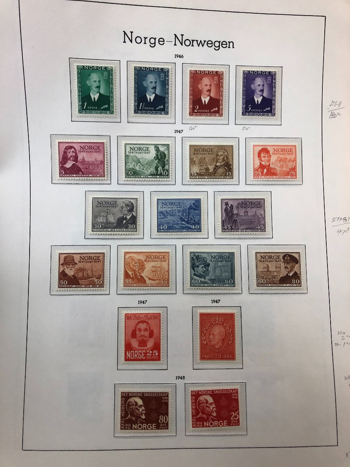 NORWAY – MID-19th CENTURY TO 1960s - 424069