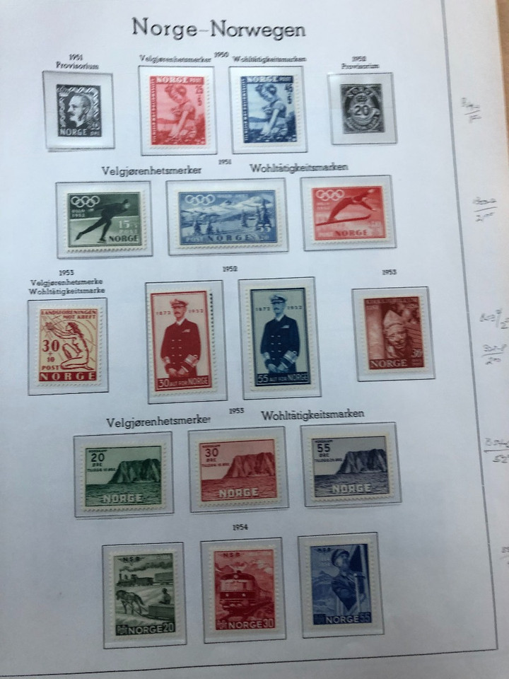 NORWAY – MID-19th CENTURY TO 1960s - 424069