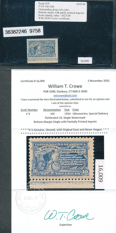 SPECIAL DELIVERY – PREMIUM MINT EARLY PERIOD SELECTION – 424092