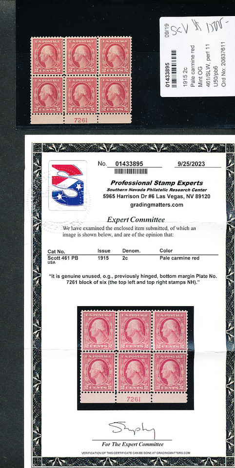 UNITED STATES – EXEPTIONAL GEM QUALITY SELECTION MOST WITH CERTIFICATES – 424078