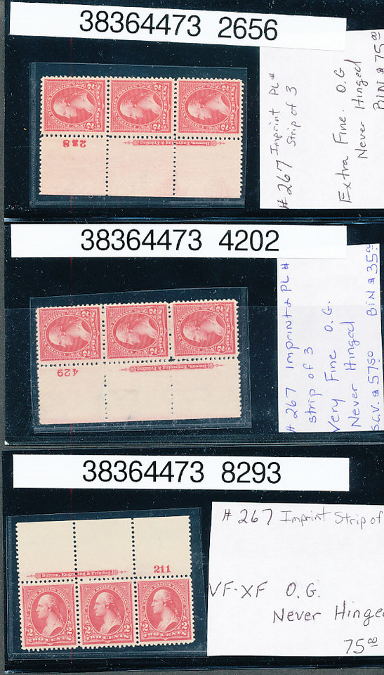 UNITED STATES – TWO CENT RED EARLY BUREAU ISSUES– 423997