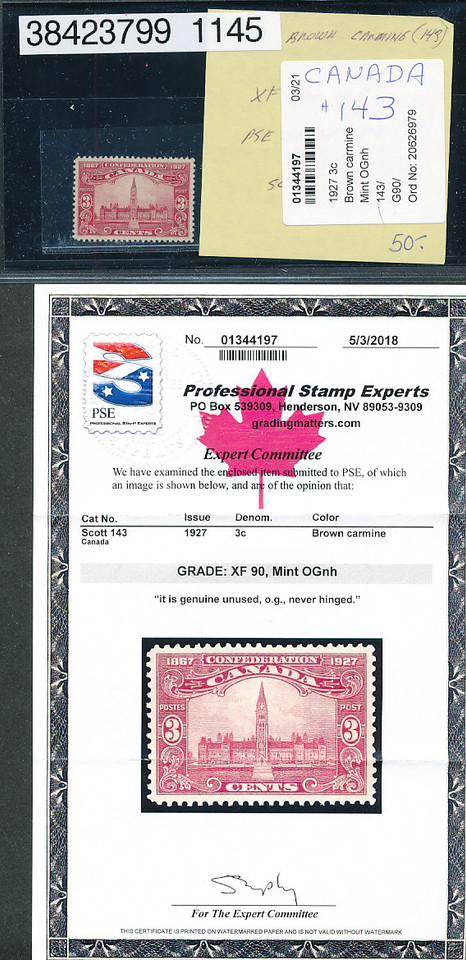 CANADA – Premium Early 20th Century Selection (LOTS OF CERTIFICATES!) – 423855