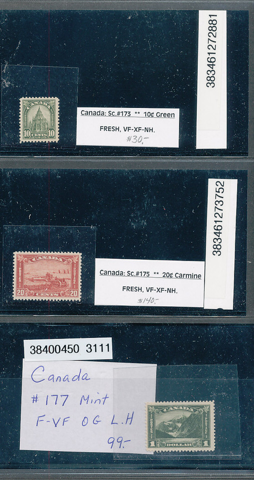 CANADA – Premium Early 20th Century Selection (LOTS OF CERTIFICATES!) – 423855