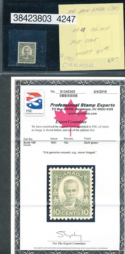 CANADA – Premium Early 20th Century Selection (LOTS OF CERTIFICATES!) – 423855