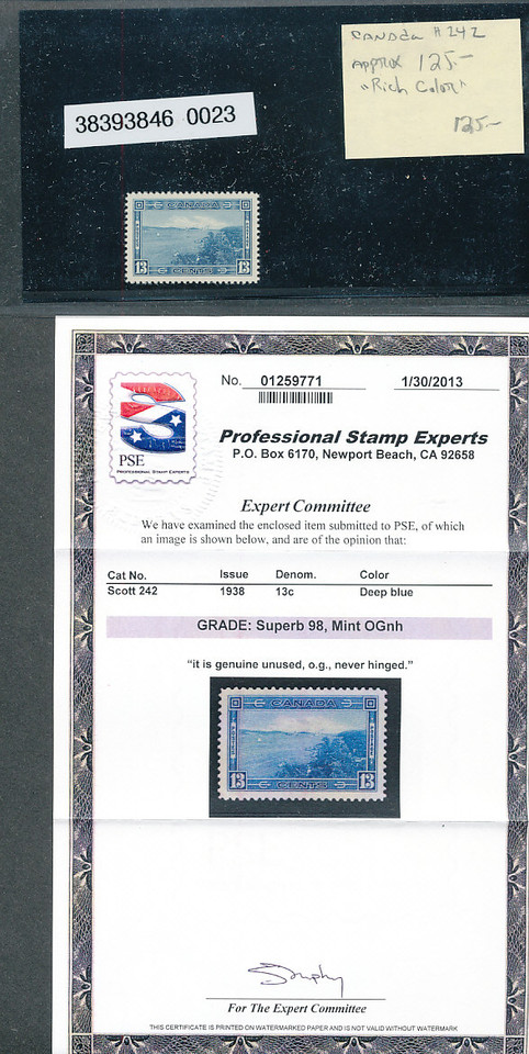 CANADA – Premium Early 20th Century Selection (LOTS OF CERTIFICATES!) – 423855