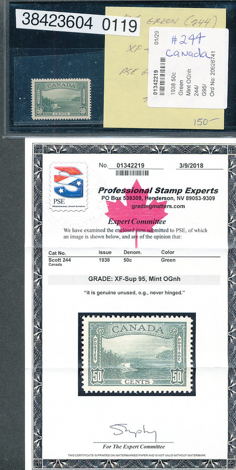 CANADA – Premium Early 20th Century Selection (LOTS OF CERTIFICATES!) – 423855