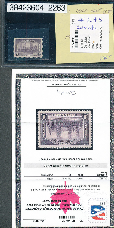 CANADA – Premium Early 20th Century Selection (LOTS OF CERTIFICATES!) – 423855