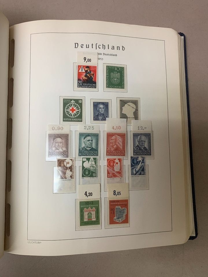 GERMANY  Mint Post-WW2 Collection in Hingeless Lighthouse Albums and More – 423841