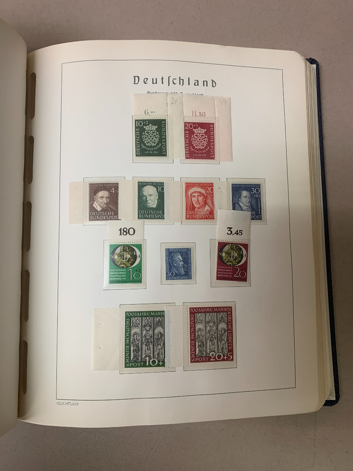 GERMANY  Mint Post-WW2 Collection in Hingeless Lighthouse Albums and More – 423841