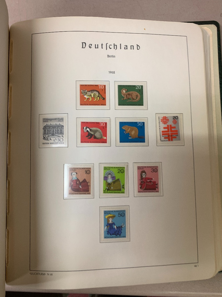 GERMANY  Mint Post-WW2 Collection in Hingeless Lighthouse Albums and More – 423841