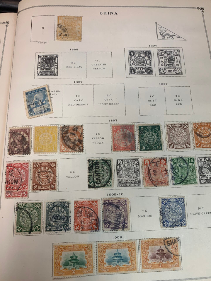 SCOTT INTERNATIONAL VINTAGE JUNIOR ALBUM – Packed with Classics including CHINA #3 – 426023