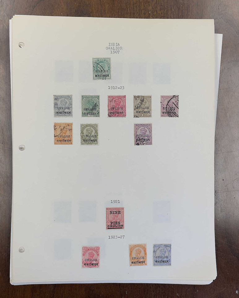 INDIAN STATES 1885-1950 Collection – 900333